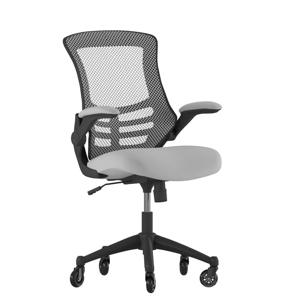 Kelista Mid-Back Ergonomic Task Office Chair - Dark Gray