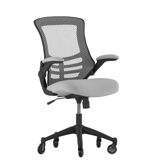 Kelista Mid-Back Ergonomic Task Office Chair - Dark Gray
